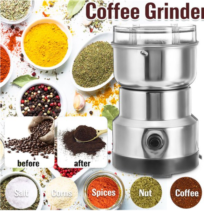 Electric Coffee Grinder, Coffee Bean Grinder Maker Mill Grinder with