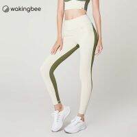 Wakingbee x Asava Edge Tights (Olive) เลกกิ้ง กระชับ เอวสูง เก็บหน้าท้อง กันยูวี แห้งไว ใส่ว่ายน้ำได้