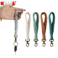 1ชิ้น M Acrame คล้องพวงกุญแจพวงกุญแจสร้อยข้อมือ Boho อุปกรณ์พวงกุญแจ Key Fob สายข้อมือเชือกเส้นเล็กกลับไปที่โรงเรียน Supplie