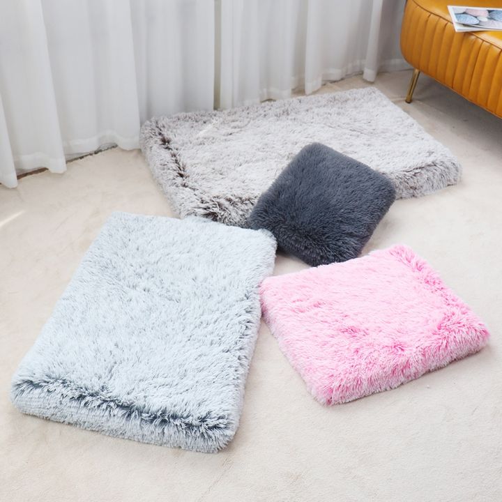 pets-baby-square-long-plush-warm-dog-bed-withcat-mats-pet-kennel-warm-sleepping-for-pets-washable-dogs-โซฟาเตียงแมวอุปกรณ์