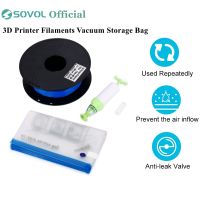 SOVOL10PCS 3D Printing Filaments Storage Bag with Electric Pump Vacuum Compression Vacuum Sealed Bags for Keeping Filament Dry