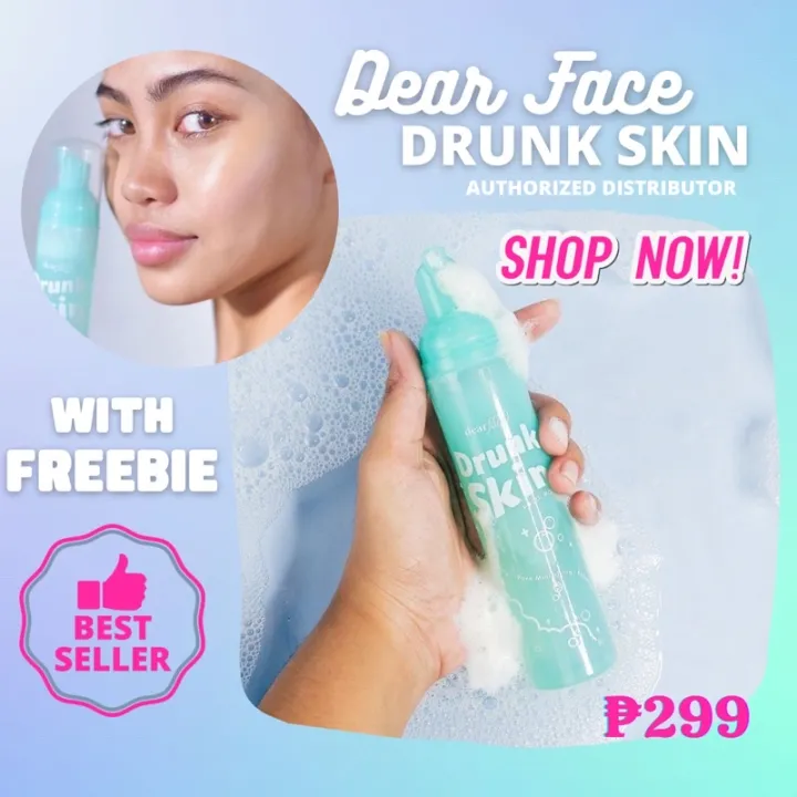 Dear Face Drunk Skin Foaming Facial Wash Lazada PH