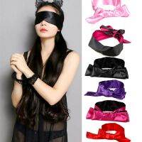 Solid Nightwear Sex Game Set Couples Love Cosplay Band Blinder Satin Eye Unisex