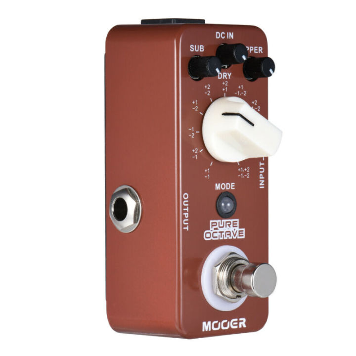 mooer-moc1-pure-octave-effects-pedal-effect-octave-pedal-กีตาร์สำหรับกีตาร์ไฟฟ้าเหยียบเครื่องดนตรี-effector