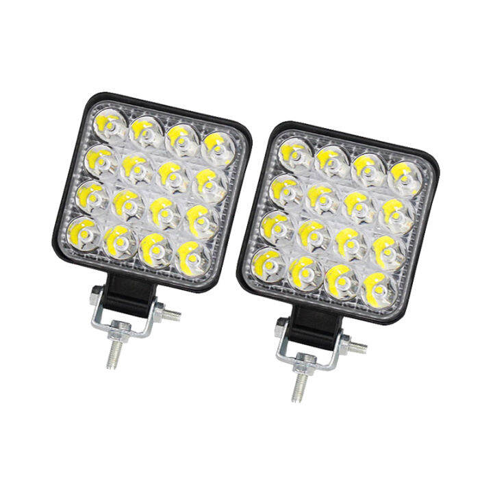 shk-2-ชิ้น-ขาว-เขียว-แดง-3-นิ้ว-48-วัตต์-led-ไฟสปอร์ตไลท์-ไฟตัดหมอก-ไฟสปอร์ตไลท์รถยนต์-ไฟหน้ารถ-ไฟท้าย-ไฟช่วยตัดหมอก-12v-24v-ไฟ-led-ติดรถยนต์