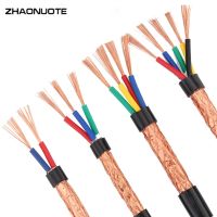 5 Meters RVVP Shielded Cable 2 Cores 3 Cores 4 Cores 0.3 0.5 0.75 1 1.5 mm Audio Signal Line Free Shipping