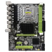 UINN X58 PC คอมพิวเตอร์เดสก์ท็อปเมนบอร์ด LGA1366 CPU อินเทอร์เฟซ DDR3 MSATA V1.6