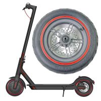 THLS3Z Electric Scooter 8.5 Inch Inflatale Rear Wheel Tire Aluminum Alloy Wheel Hub 120Mm Brake Disk Set for Xiaomi PRO / PRO2