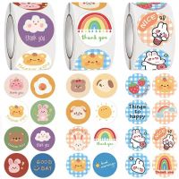 500pcs New Cute Cartoon Bear Stickers Gift Envelope Self-adhesive Seal Labels for Kids Diary Decor Stationery Thank You Stickers Stickers Labels