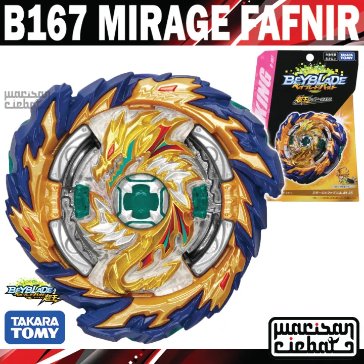 Takara Tomy Beyblade Burst Superking B-167 Mirage Fafnir Nothing 2S ...