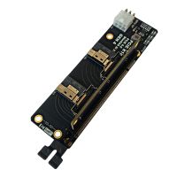 Gen4 2 Ports SlimSAS 8I X2 To PCIE 4.0 X16 Slot Adapter Board for Network Card Graphics Video Card Capture Card