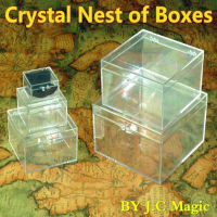 Crystal Nest Of es Magic Tricks Stage Close Up Magia Mystery Magie Coin Into Acrylic Escape Magica Gimmick Props