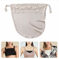 Women 39;s Lace Silk Cleavage Cover Up Camisole Color Clothes Invisible Tube Adjustable Anti- Top Clip-on Breathable Q7r7