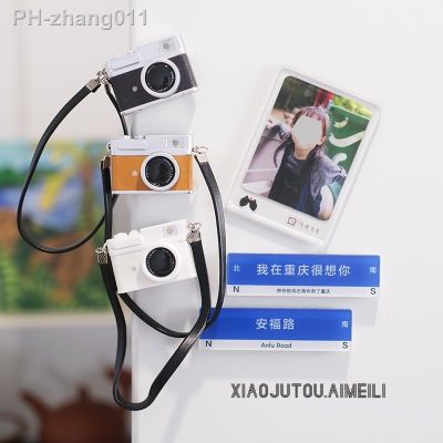 Retro Camera Fridge Magnet Creative Miniature Scene Magnetic Attraction Decoration Electrify Photo Creation Considerate Magnet