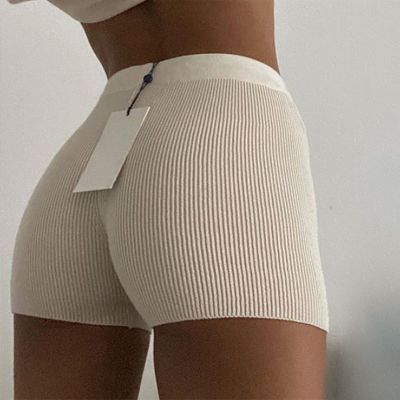 Sexy Shorts Women Sports Wear Fitness Short Pants Skinny Female Push Up Gym Clothing Solid Color Elastic Breathable