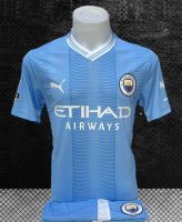 เสื้อแมนซิตี้ 2023/24 เสื้อฟุตบอล ชุดฟุตบอล สโมสรแมนซิตี้ man city (เสื้อพร้อมกาง)