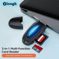 {Shirelle Electronic Accessories} Elough 2 In 1 USB 3.1การ์ดความจำเครื่องอ่านการ์ดหน่วยความจำขนาดเล็กเครื่องอ่านเร็วสูงอุปกรณ์เสริมแล็ปท็อปแฟลชไดร์ฟ