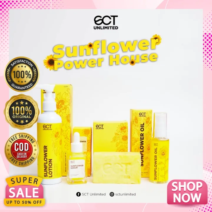 Sunflower Oil Whitening Original With Scrub Original Sunflower Oil with