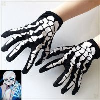 【hot】◘  Jack Skellington Fantasias de Game Sans Luvas Anime Acessórios para Cosplay Undertale Vestido Vestuário Adereço