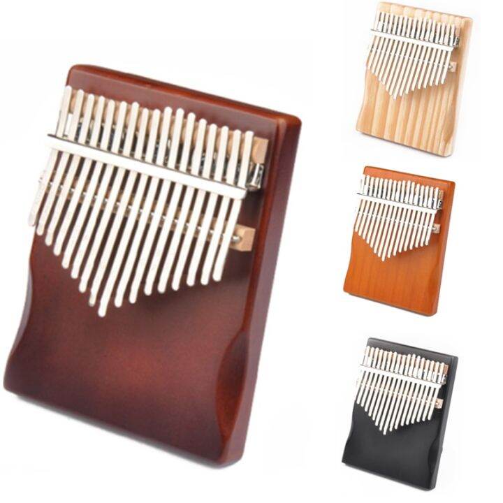 เปียโน-kalimba-thumb-17คีย์เปียโนนิ้วแบบพกพาของขวัญสำหรับเด็กผู้เริ่มต้นอุปกรณ์เล่นเปียโนนิ้วหัวแม่มือกระดานเดี่ยว