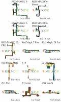 ปุ่มปรับระดับเสียงสายไฟ Flex Cable สําหรับ Nubia RED MAGIC 6 PRO 6S 7 7S Mars V18 X Z11 Max mini miniS NX669J NX699J NX709J NX619J N