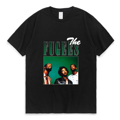 The Fugees Singer 90s Vintage Black T Shirt Men College Pop T-Shirt Street Hip Hop Graphic Print Short Sleeve Top Tees Man XS-4XL-5XL-6XL