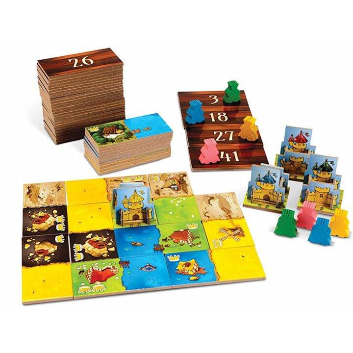 play-game-เกมกระดาน-kingdomino-ของเล่นสําหรับเด็ก