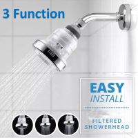 【CW】 Ceiling Wall Mounted 3 Modes Shower Pressure Top Showers Softener Filter Showerhead Accessories