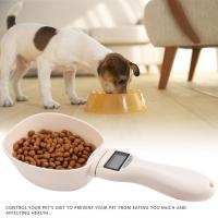 Multifunction Food Scale Cup Portable Dog Cat Feeding Bowl Kitchen Scale Spoon Measuring Scoop Cup With Led Display