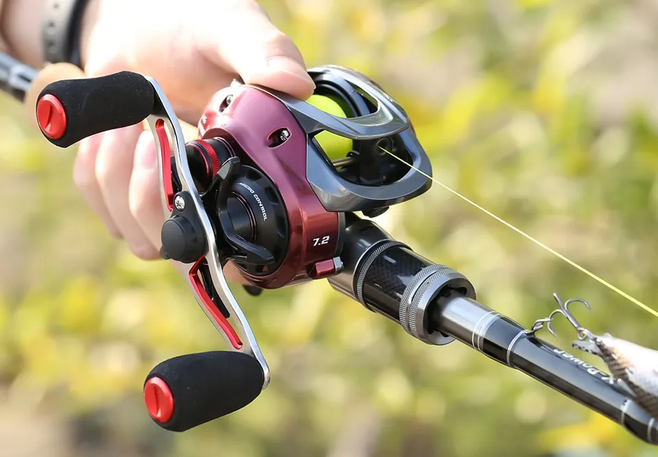 Red Fox Series Hg Xg 7.2:1 8.1:1baitcasting Reel Centrifugal Brake System  13lbs Ultra-light Fishing Reel 192g