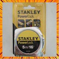 ตลับเมตร STANLEY PowerLock 5 เมตร กรณีสินค้ามีสี ไซท์ เบอร์รบกวนลุกค้าทักมาสอบถามหรือเเจ้งที่เเชทก่อนสั่งสินค้าด้วยนะคะ