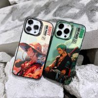 การ์ตูนวันพีชแฟชั่น Luffys Zoro Lu Ffy เคสโทรศัพท์มือถือสำหรับ iPhone 14 Pro Max เคสแข็งกันแรงกระแทกฝาหลังโทรศัพท์สำหรับ iPhone 13 Pro Max One Peace Luffy เคสสำหรับ Apple โทรศัพท์12 11เคสห่อหุ้ม