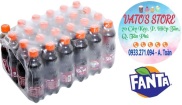 Thùng 24 chai nước ngọt FANTA xá xị 390ml Lốc 6 chai nước ngọt FANTA xá xị