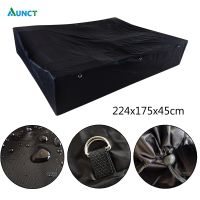 224x175x45cm Universal Cam per Trailer Cover Black Waterproof Travel Camping Cover Rooftop Travel Black Rooftop Travel Cover