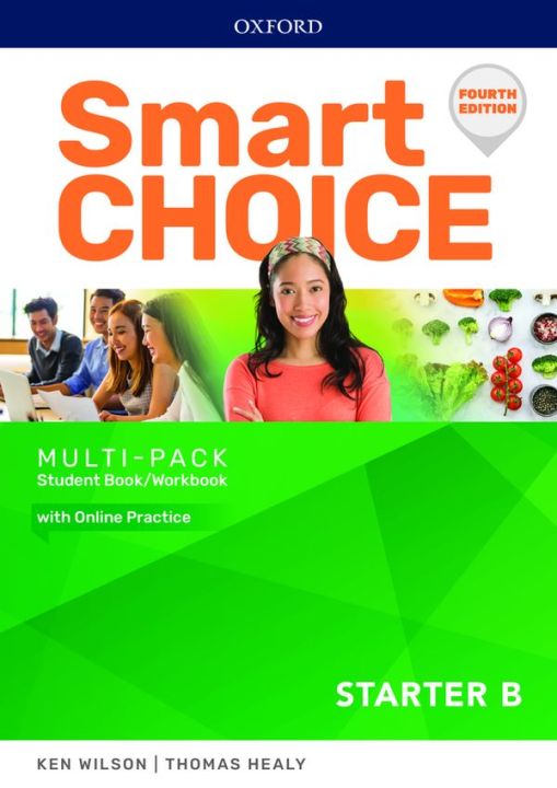 bundanjai-หนังสือคู่มือเรียนสอบ-smart-choice-4th-ed-starter-multi-pack-b-student-book-workbook-p
