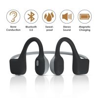 ✖❒﹉ DG08 Quality Wireless Bluetooth Bone Conduction Earphone Stereo Earbud Sport Waterproof Sweatproof Headphones With Microphone