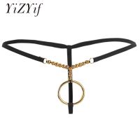 【CW】 YiZYiF Jockstrap Men G Strings Thongs Mens O-rings And Beads G-string String Homme Thong