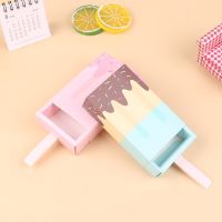10pcs/lot Ice Cream Candy box Gift Boxes Cartoon treat box Ice Cream Gift box Baby shower Birthday Party Candy box Gift Wrapping  Bags