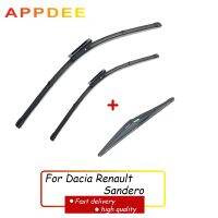 APPDEE Wiper Front amp; Rear Wiper Blades Set For Dacia Renault Sandero 2015 2016 2017 2018 2019 Windshield Windscreen 22 quot; 19 quot; 11 quot;