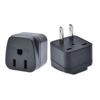 【lz】❍  América eua 3 pontas para 2 pinos adaptador de tomada ac tomada de energia américa eua eua eua carregador de viagem japão adaptador conversor tipo b 10a