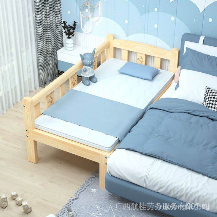 in-stock-baby-crib-small-bed-newborn-babies-bed-stitching-bed-solid-wood-childrens-bed-single-bed-childrens-supplies-with-fence-go00