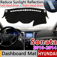 สำหรับ Hyundai Sonata 2010 2011 2012 2013 2014 Yf Anti-Slip Mat แผ่นคลุมแผงหน้าปัดรถยนต์ Sunshade Dashmat ป้องกันพรมอุปกรณ์เสริมรถยนต์