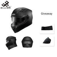 Circle Cool Men Women รถจักรยานยนต์ Anti-Fog Helmet Breathable ฤดูหนาว Warm Full Face หมวกกันน็อกฤดูร้อนหมวกสำหรับ Electric-Bike【cod】【fast】