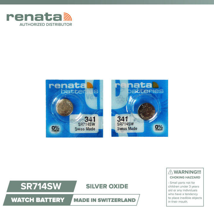 Renata 341 (SR714SW) Watch Batteries Pack of 2 | Lazada PH