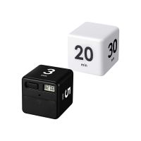 2PCS Cube Gravity Sensor Flip Timer Kitchen Timer Management and Countdown 1-3-5-10,15-20-30-60Minutes