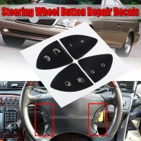 Car Stickers Car Steering Wheel Repair Button Stickers Kit for W220 S430 S500 S600 CL500 CL600