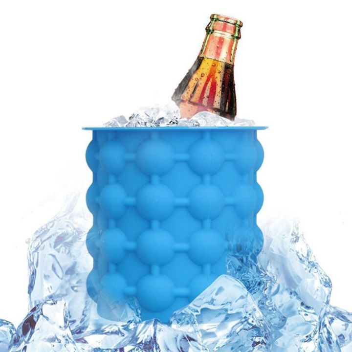 ที่ทำน้ำแข็ง-ice-cube-maker-น้ำแข็งทรงกลม-ถังแช่เครื่องดื่ม-ที่ทำน้ำแข็งก้อน-ถังน้ำแข็งมหัศจรรย์-ถังซิลิโคนประหยัดพื้นที่