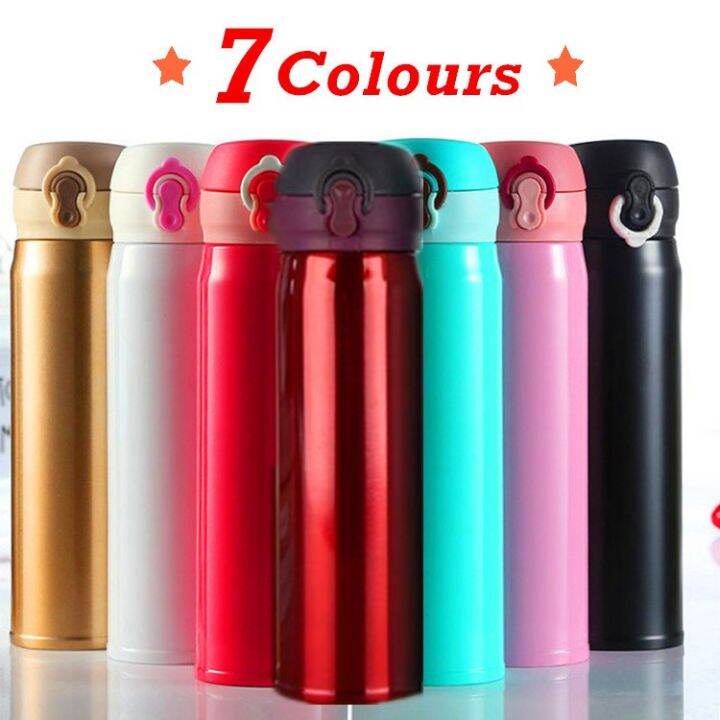500ml Thermos Flask Bottle Stainless Steel 304 Food Grade Double Vacuum