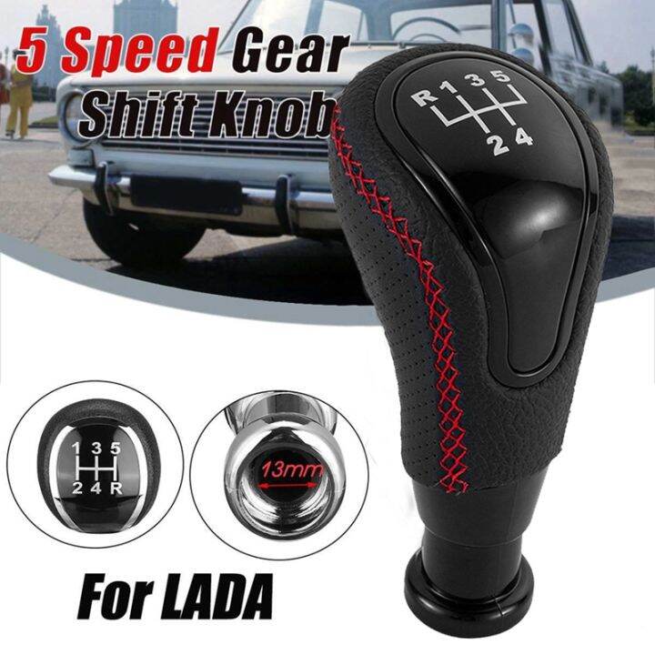 5-speed-manual-car-gear-shift-knob-shifter-lever-for-lada-vesta-granta-vaz-kalina-niva-samara-largus-black