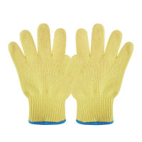 Aramid Fiber 2 Layers Fire Proof Anti Cut Flame Resistant 500 Degrees Centigrade Safety Work BBQ Oven Glove